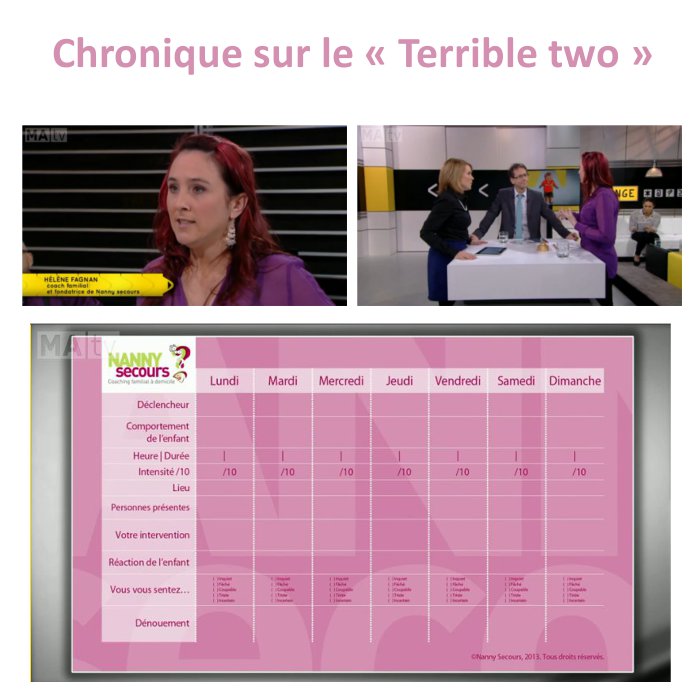 Quand? Pourquoi? Quoi faire avec le «Terrible two»?