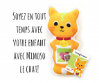 Mimoso le chat – Peluche pédagogique pour faciliter l’adaptation à la garderie