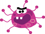 Attention! Tu pourrais te faire manger par un virus …