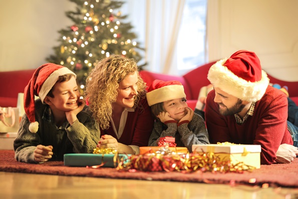 Plaisir en famille pendant les fêtes