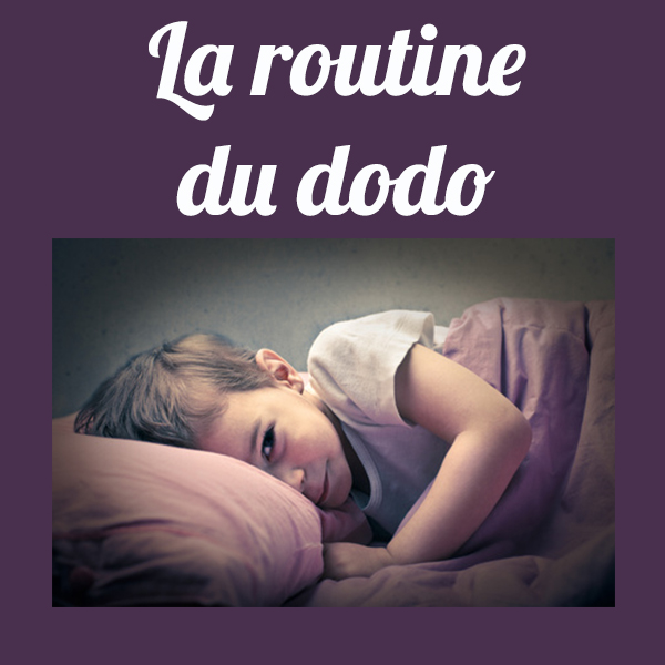 Pictogrammes pour la routine du dodo