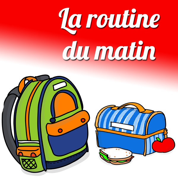 Pictogrammes pour la routine du matin